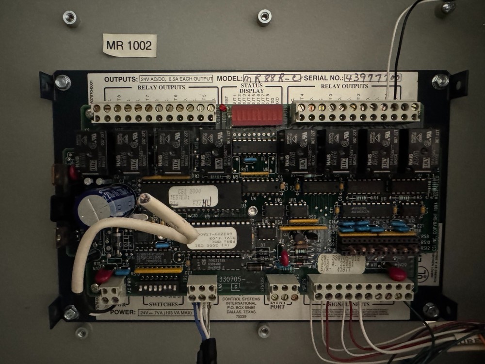 Liebert Control Systems MR88R-C Micro Regulator Circuit Board 24V AC/DC Output