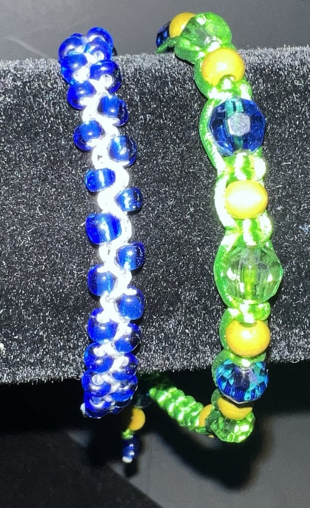 Handmade Macrame Bracelets Set Of 2