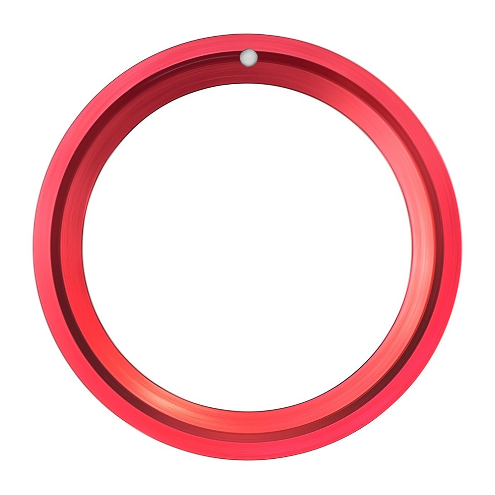 REPLACEMENT BEZEL INSERT RED FOR WATCH 38.40MM X 28.90MM
