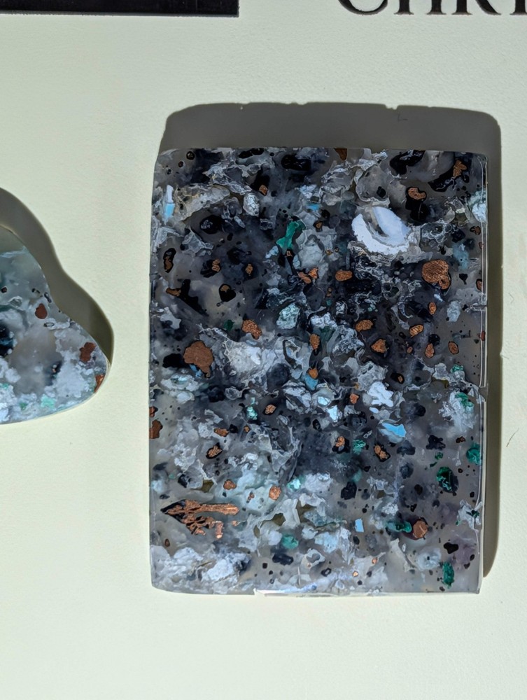 Rectangle Shape - Confetti Chrysocolla - Sacred Alchemy Select - Design-Ready Se