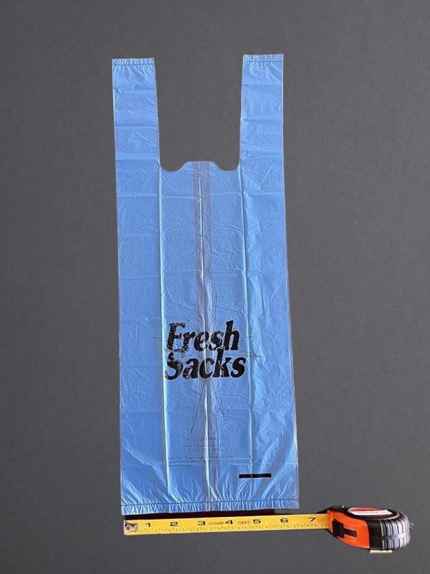 Large Blue Biodegradable Fresh Sacks Bags - 300 count