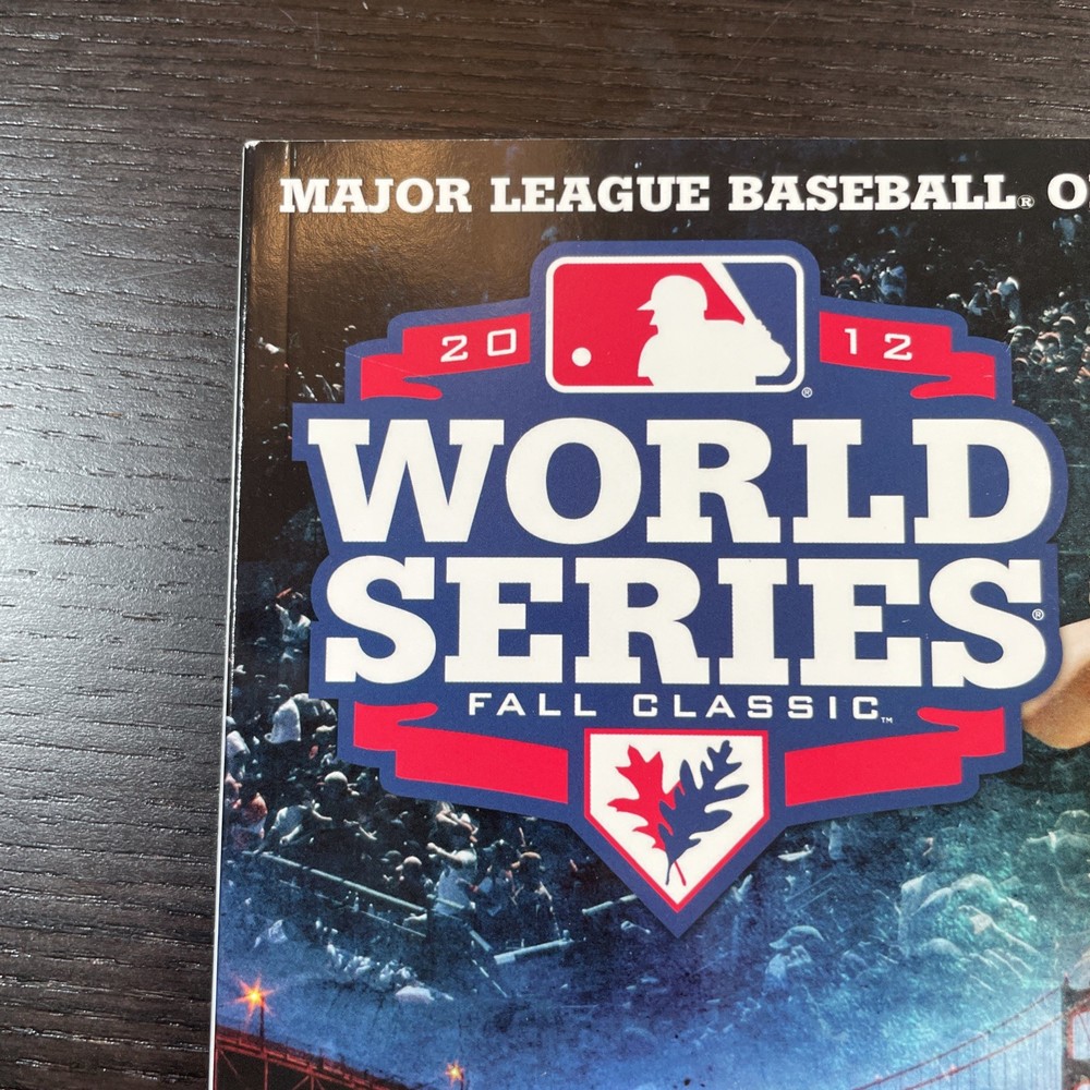 2012 World Series Program Buster Posey Cover