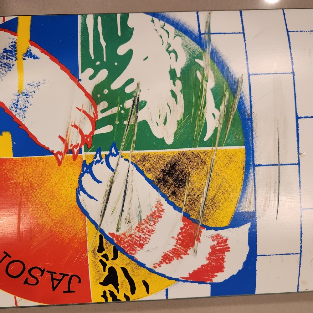 THREE BLOCK 8.0 Jason Park Skateboard Deck used