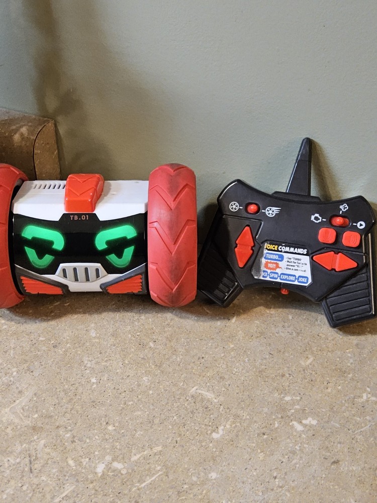 Really RAD Robots Remote Control & Voice Command Rare TURBO BOT Tested