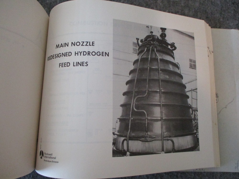 NASA/ROCKETDYNE SPACE SHUTTLE SSME 1980 ENGINE DEVELOPMENT REVIEW+BOOKLET