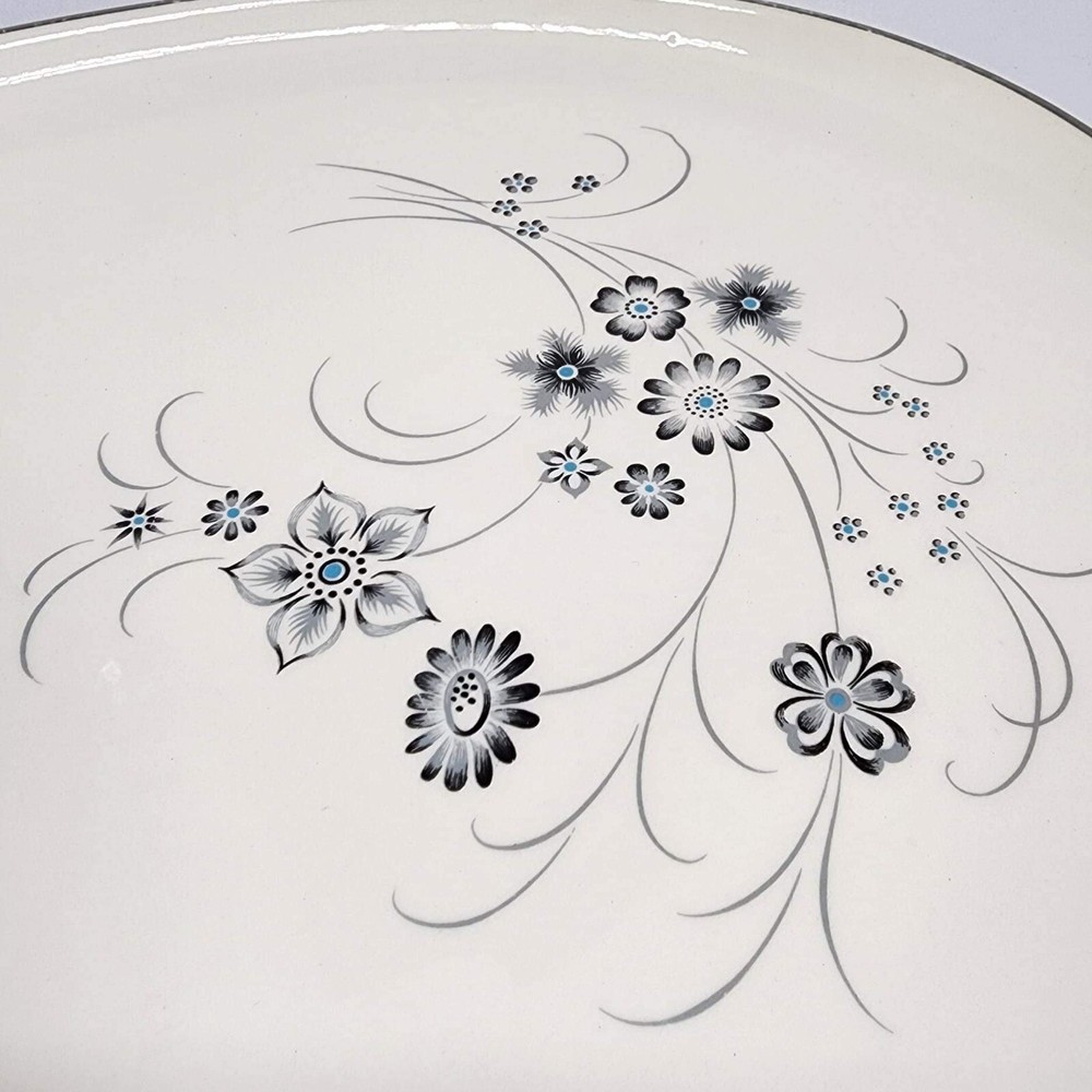 Taylor Smith Taylor Silver Mist 13" Serving Platter