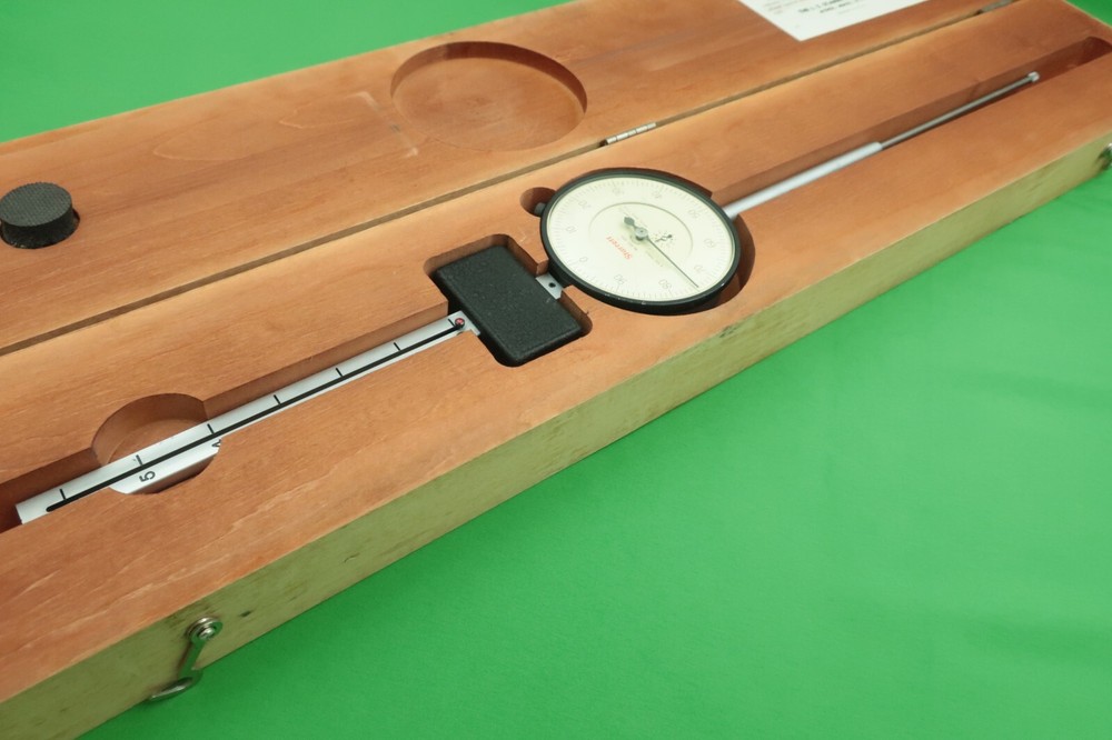 Starrett 656-6041 Extra Long Range Drop Point Dial Indicator 6" Range .001"