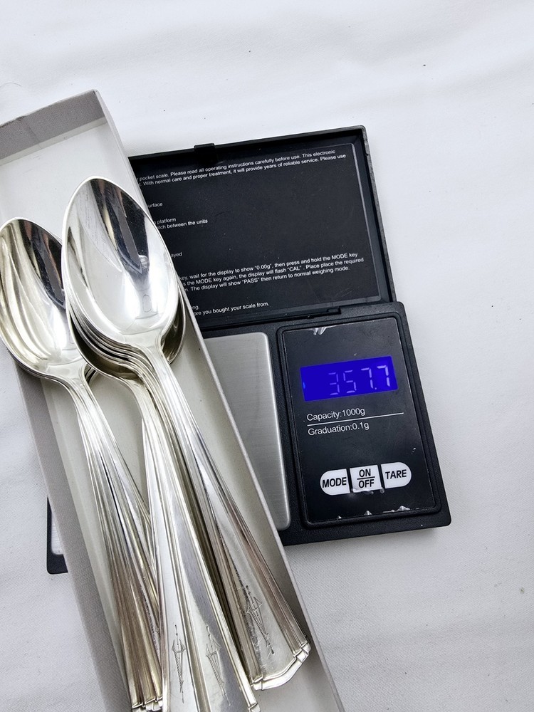 Sterling Silver Spoons Scrap Or Not 357g  Below Melt