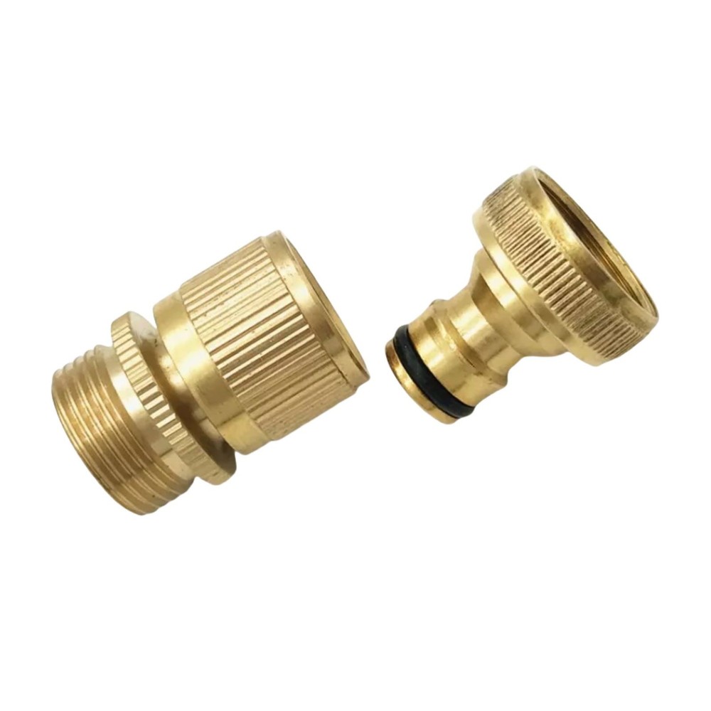 4 Pair Quick Connector About 25mm 3/4" GHT Thread Hose AdapterAssembly