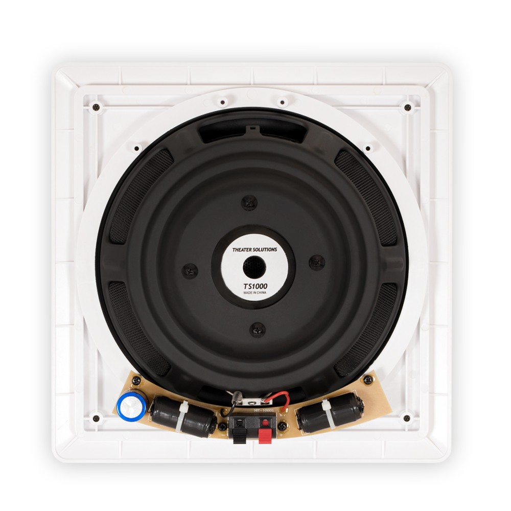 Theater Solutions TS1000 Flush Mount Passive 10" Subwoofer Speaker Wall 2 Pack