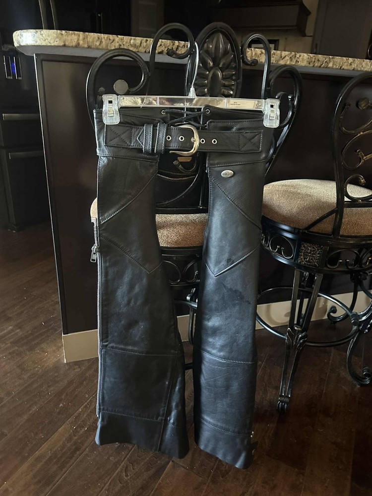 Ladies Harley Davidson Leather Chaps XSmall