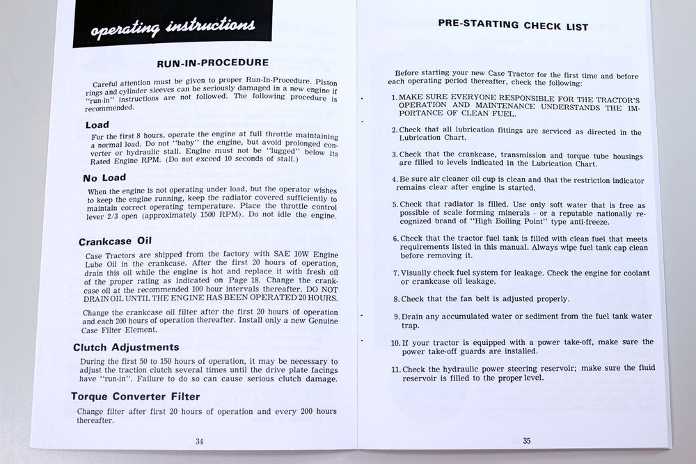 Case 580B 580Ck Series B Shuttle Tractor Backhoe Loader Owners Operators Manual