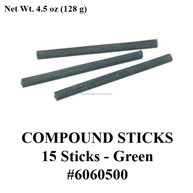 Impression Green Compound Sticks #6060500 (Mizzy) 15/Sticks