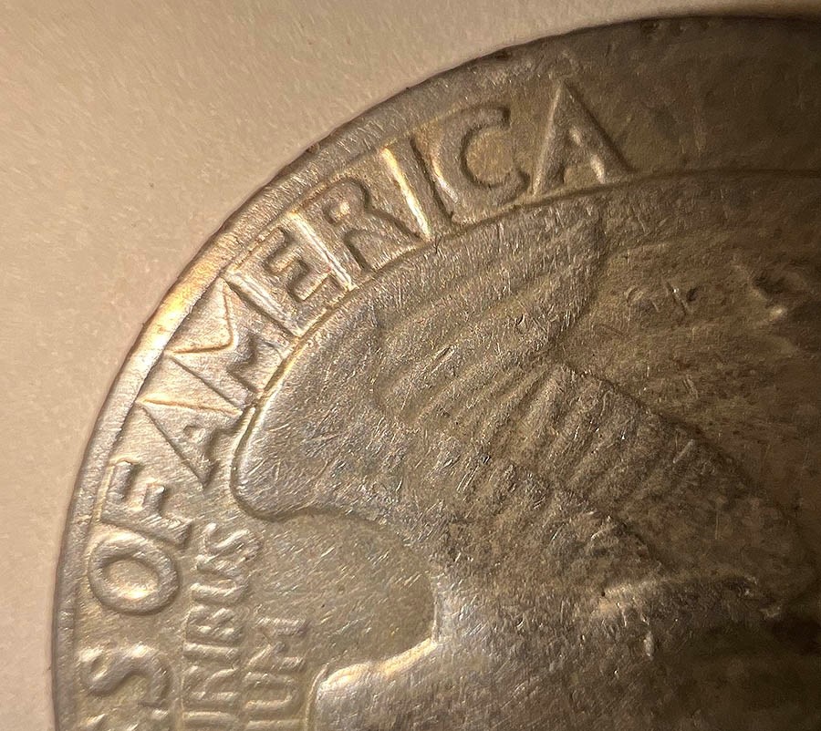 RARE 1964 D Quarter Error