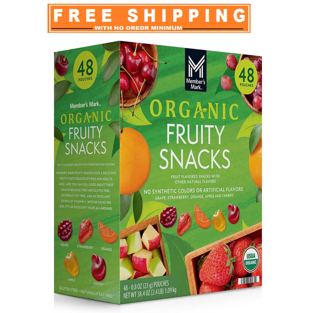 Member’s Mark Organic Fruit Snacks, 48 ct.
