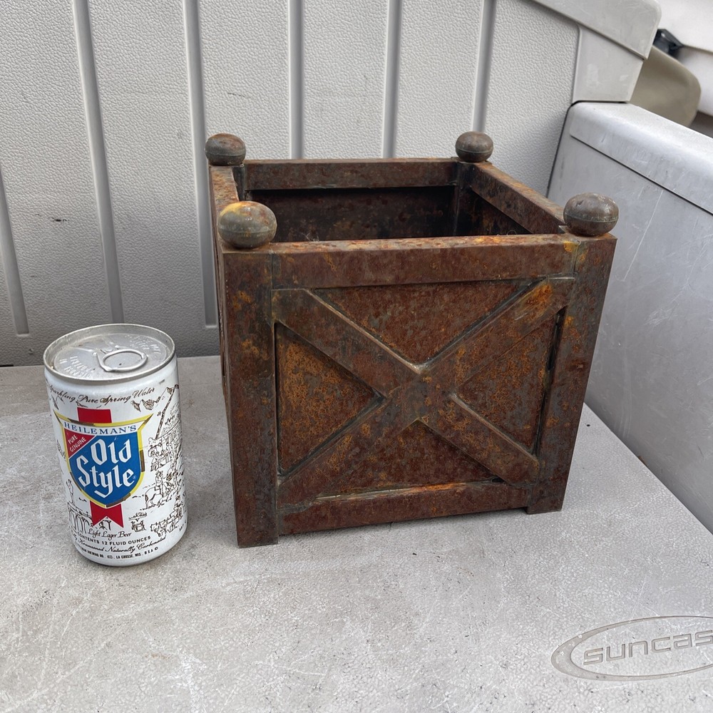 Rustic jayson home & garden metal planter