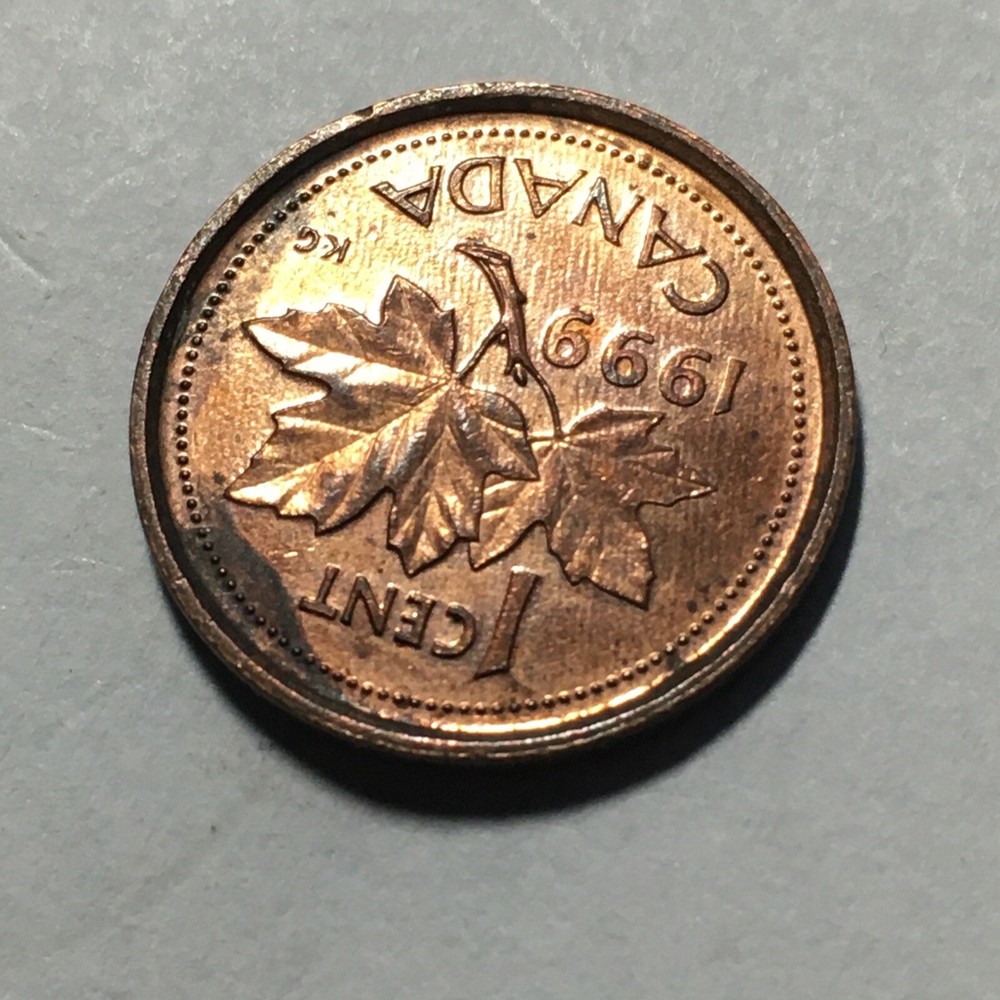 1999 CANADA ONE CENT COIN .