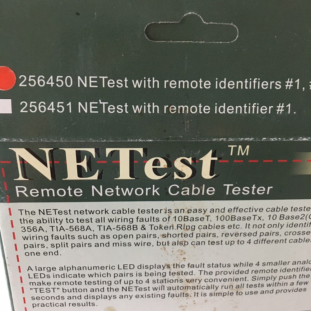 NE Test Remote Network Cable Tester