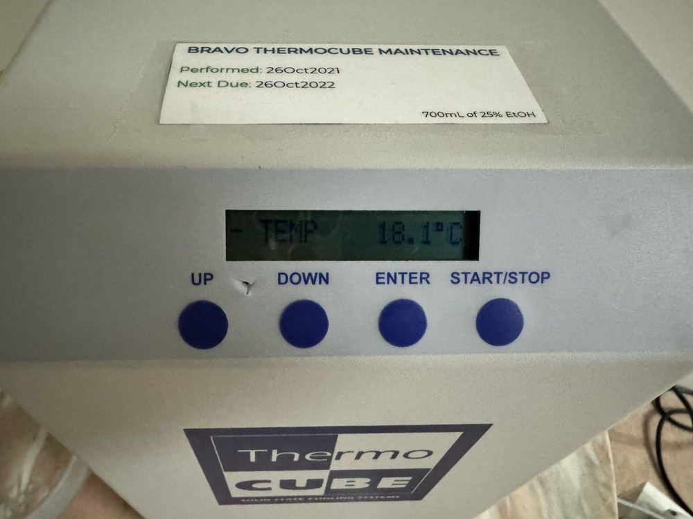 Thermo Cube Solid State Cooling System/Chiller 10-400-1C-4-RS-LT-AR-37B Tested