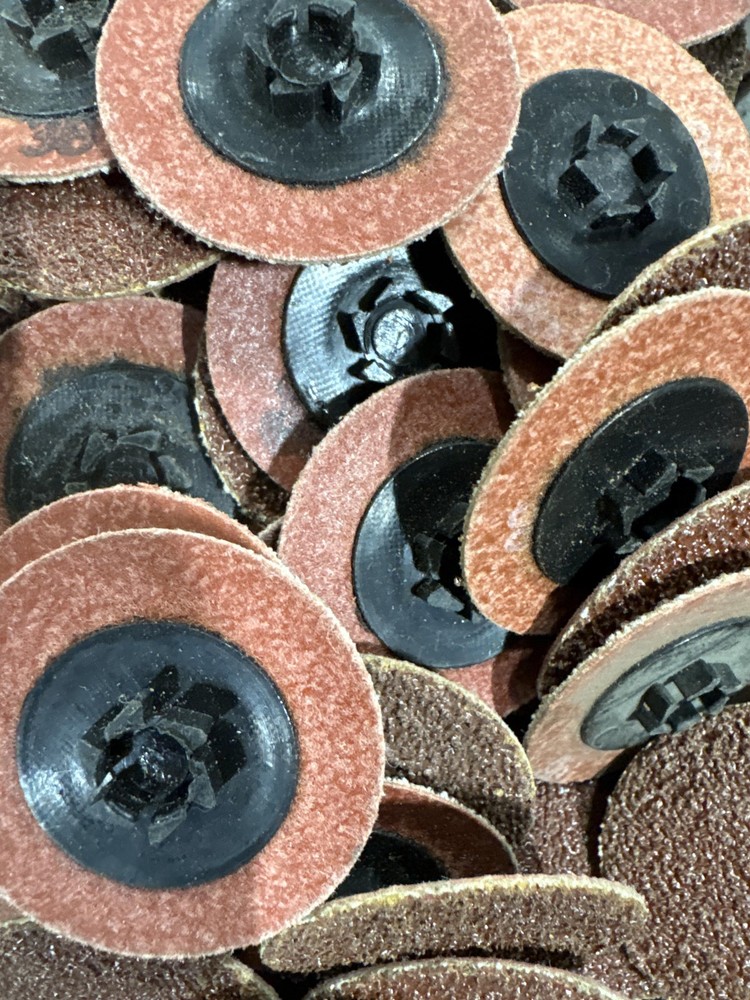 MERIT Quick Change Disc 1-1/2" 36 Grit TYPE 1 100 Pack