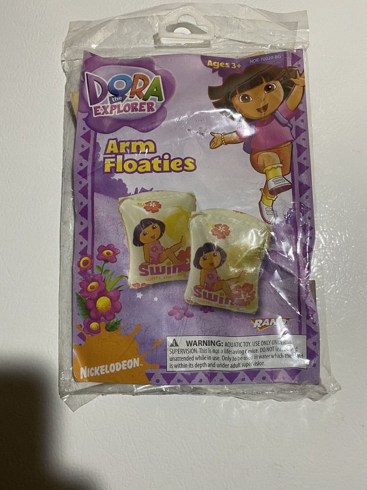 Dora the Explorer Arm Floaties Nickelodeon Kids Pool Accessories New In Package