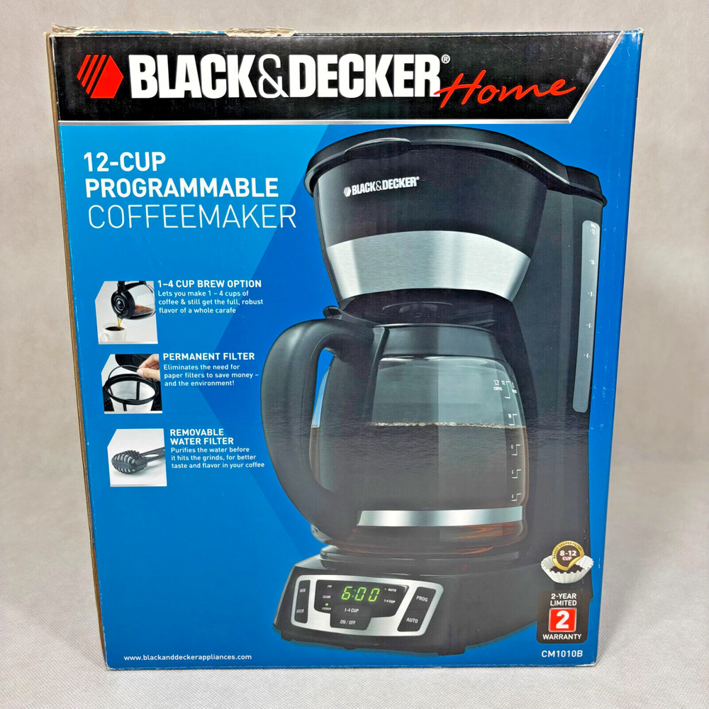 Black & Decker CM1010B 12-Cup Programmable Coffee Maker No Carafe