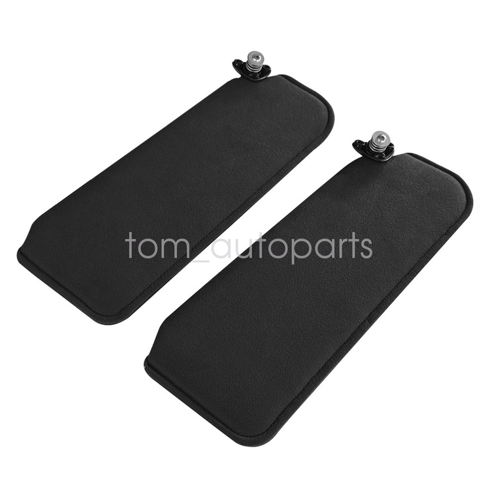 For 1993-2002 FIREBIRD CAMARO BLACK SUN VISOR SET W/O MIRROR PAIR Left & Right