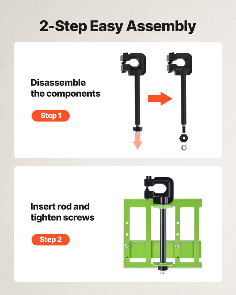 Chainsaw Mill Guide, Adjustable 2-6 in Width, Vertical Lumber Cutting Guide