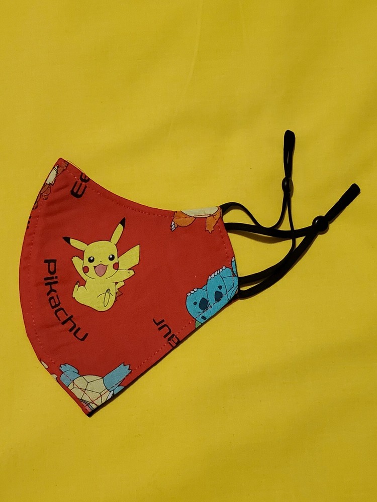 Youth Pokemon Adjustable Face Mask
