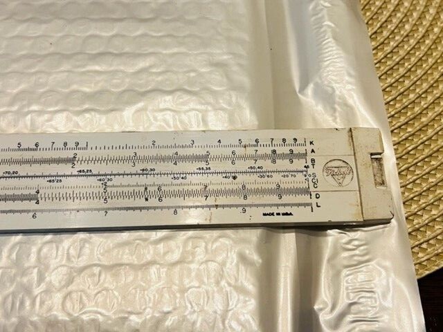 Vintage Pickett #120 Slide Rule