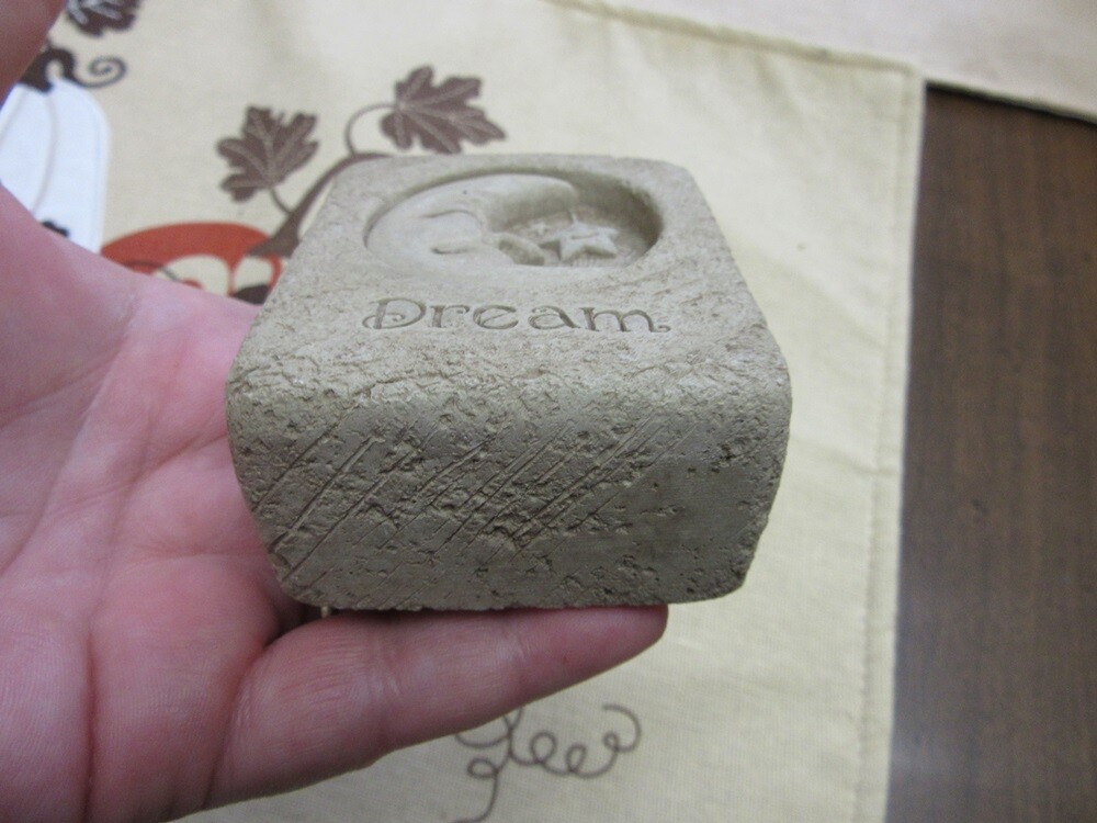 Art pottery plaque or block. " Dream "
