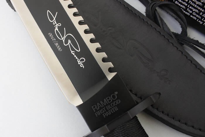 15'' New Rambo 2 Hand signed version Camping Tool Hunting Tools VTH32B