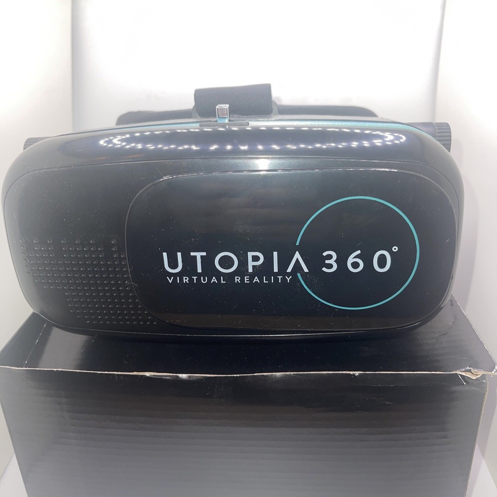 Utopia 360 VR Headset with Wireless Bluetooth Controller - iPhone & Android