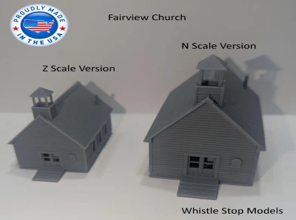 Z-Scale Fairview Church