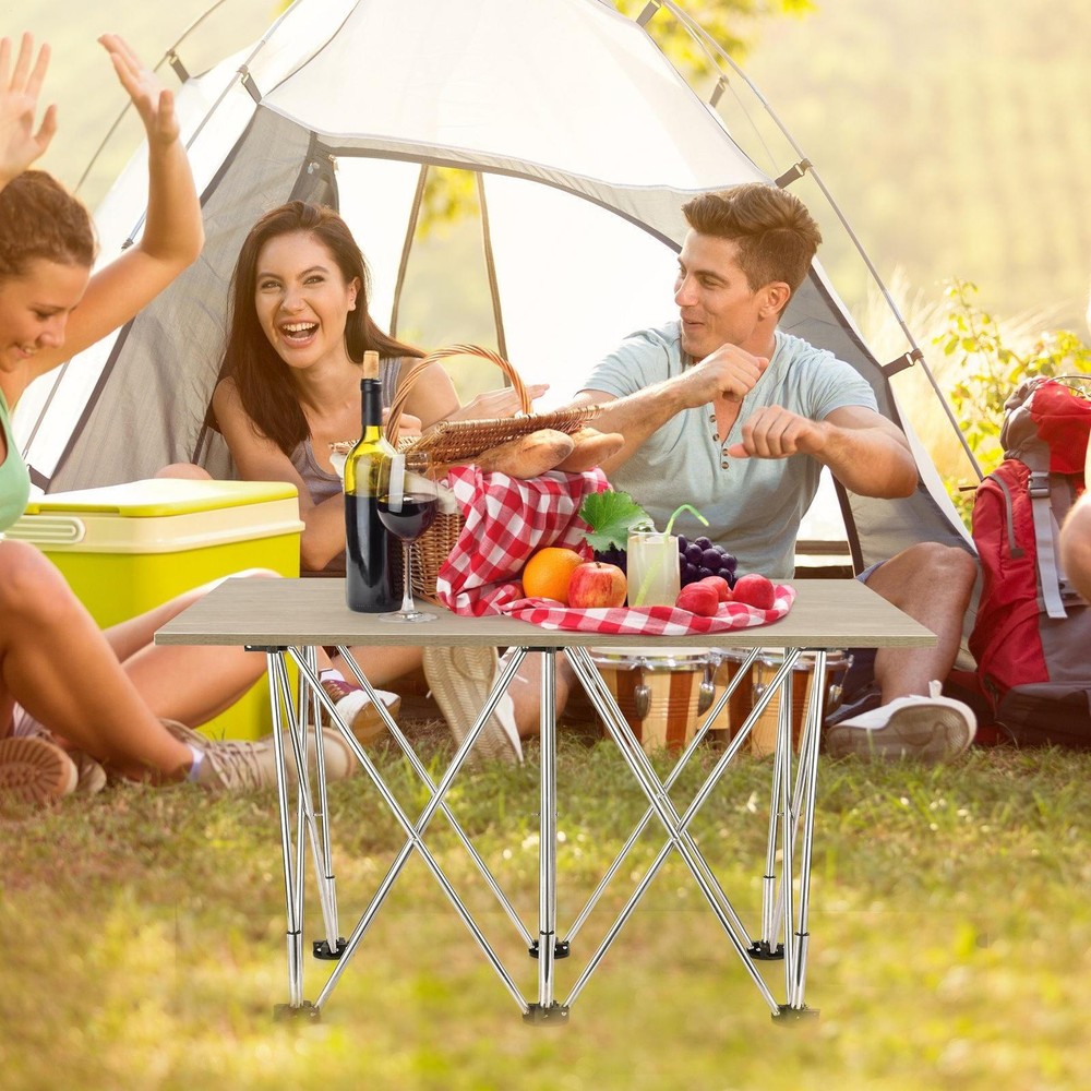 28'' Portable Workbench Collapsible Heavy Duty Folding Work Table Base