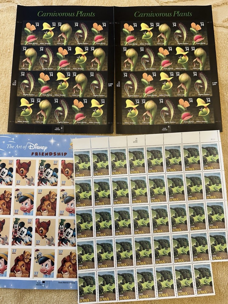 Lot-10 Sheet’s Classic Mixed unused advertisement Stamps