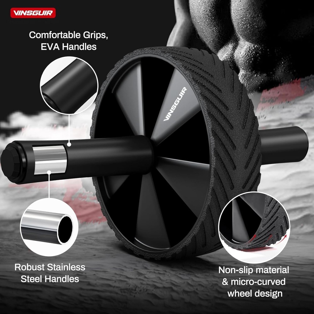 Ab Roller Wheel Ab Workout Equipment Abdominal & Core Strength Training Home Gym
