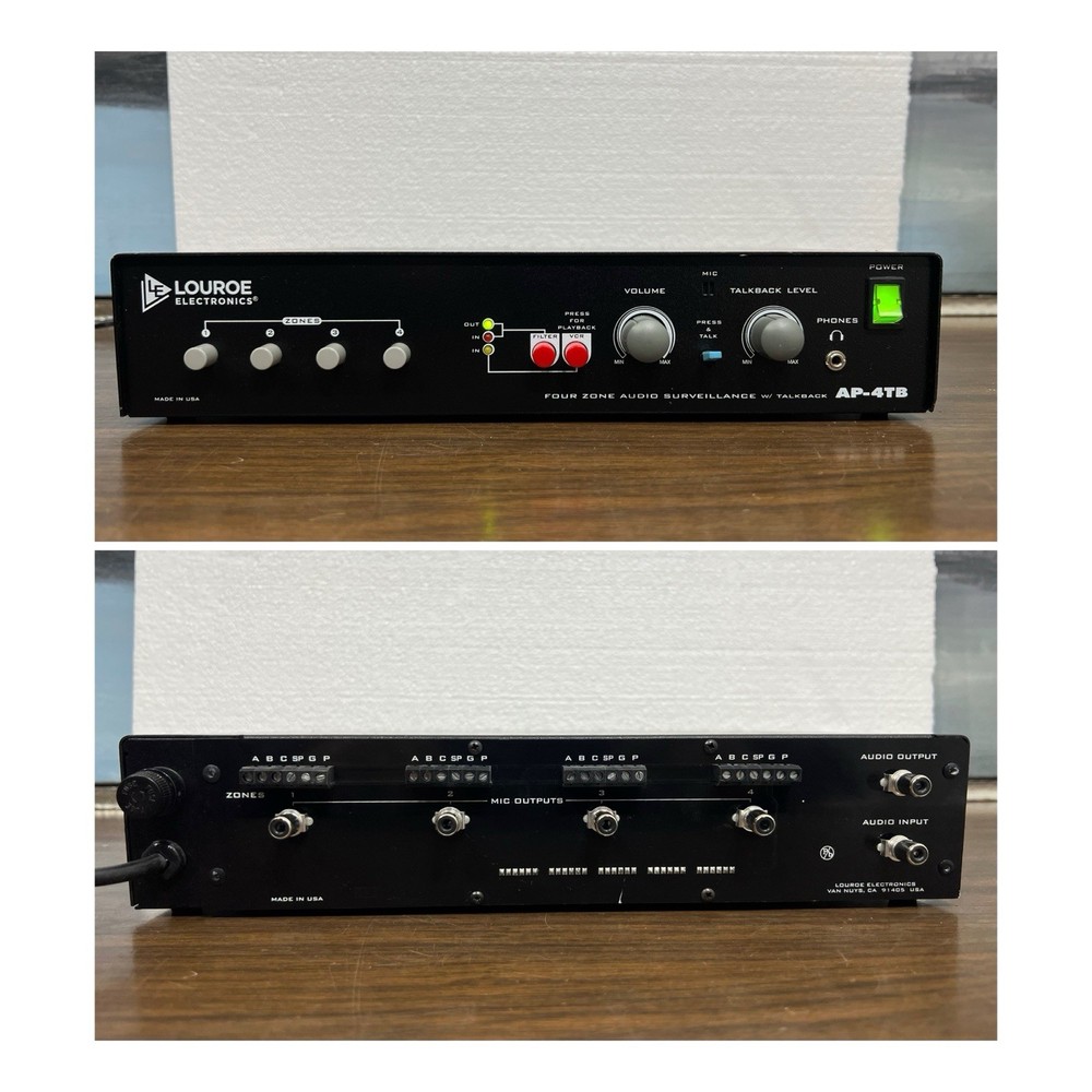 Louroe LE-322 AP-4TB  Working TESTED!!