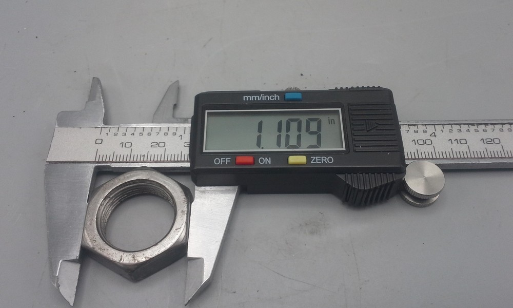 Trailer Axle Spindle Nut Kit 3500# UFP Dexter 13/16" with "bottle cap", washer