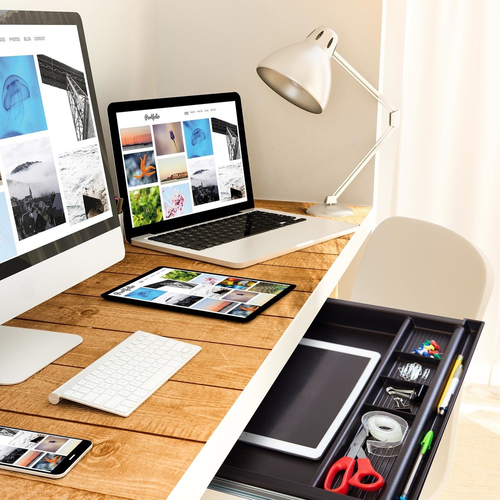 Mount-It! Large Under Desk Pencil Drawer | Storage