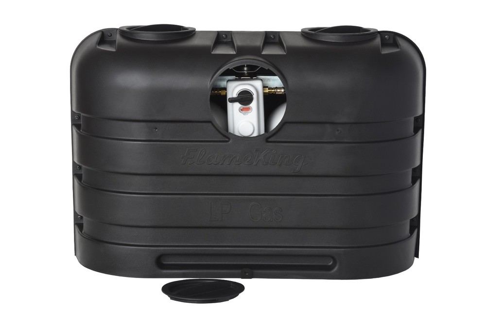 Heavy Duty Dual 20 Lb LP Propane Tank Plastic Cover For RV,Travel Trailer,Camper