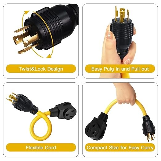Generator to Welder Adapter Plug