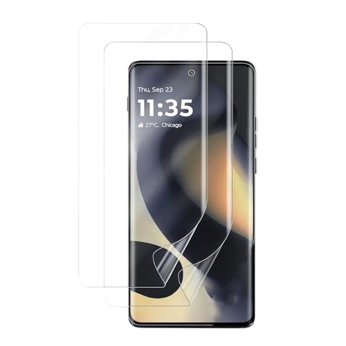 [2 Pack] Hydrogel Flexible Screen Protector for Motorola Edge (2025), Upgraded