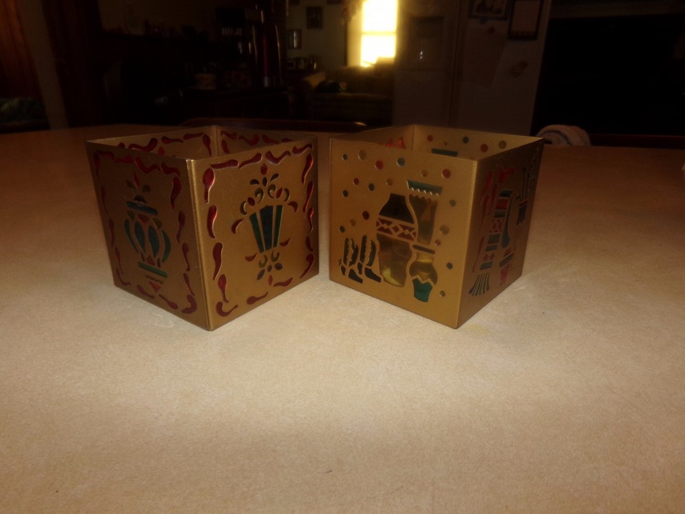 Partylite Southwest Lights Tealight Holders Pair
