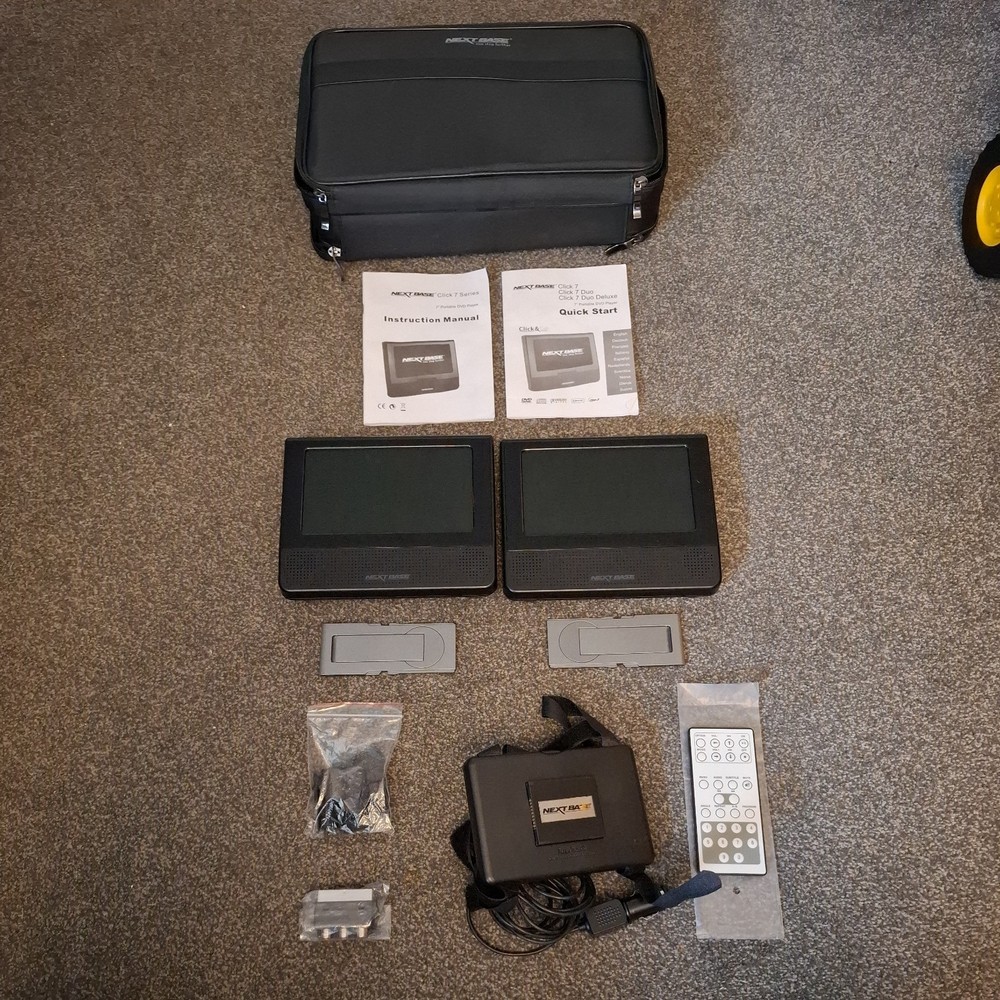 Nextbase - Click 7 Duo 7" In Car DVD Player 2 Screens READ*