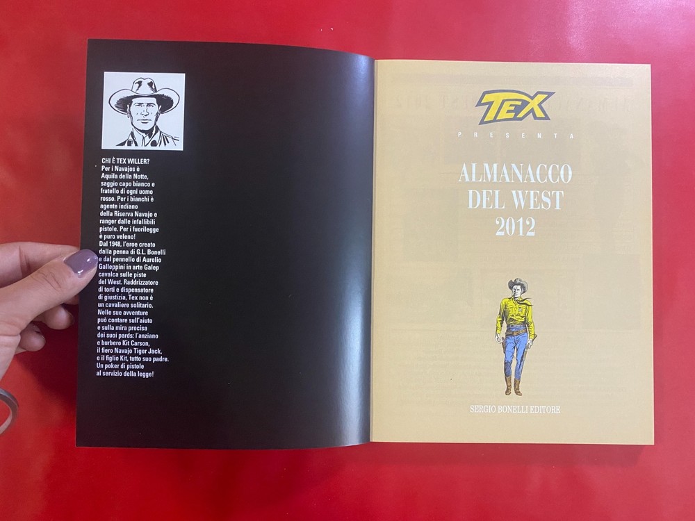 TEX ALMANAC DEL WEST 2012 Ed. Sergio Bonelli Comic NEW