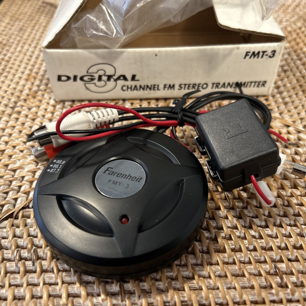 Digital 3 Channel FM Stereo Transmitter  NEW