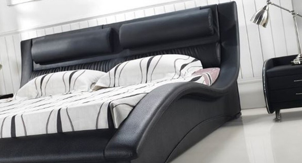 Napoli Modern Bed King( Black)