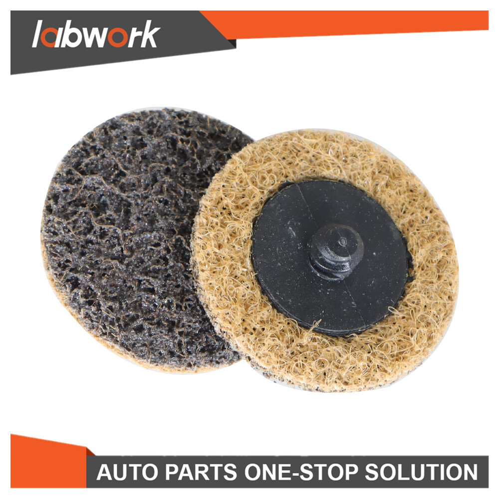 Labwork Coarse Surface Conditioning Discs Roll Lock Grinder Sanding Pad 50Pcs 2"