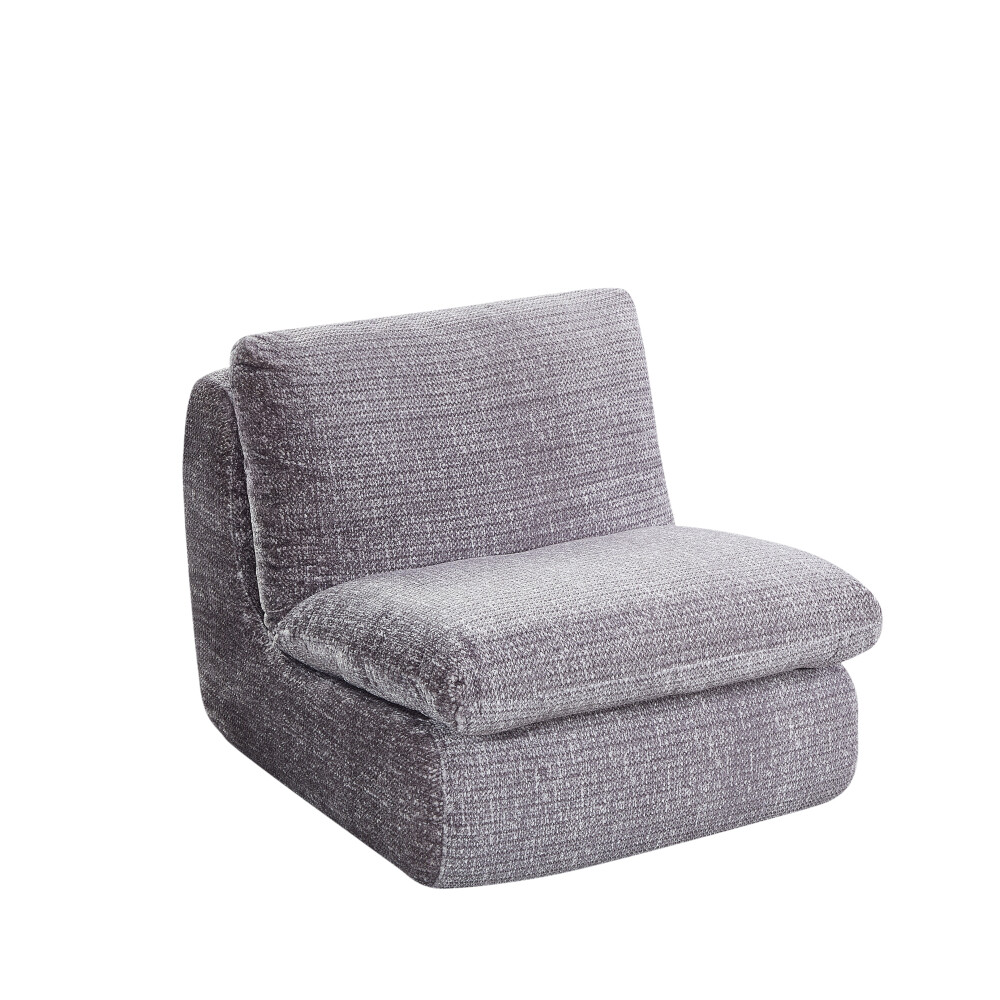 Liyasi Full Compression Sofa Chair, Ergonomic Design, Stable Construction, Grey